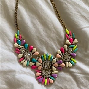 Multicolor Statement Necklace